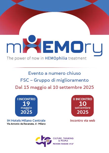 mHEMOry -The power of now in HEMOfilia treatment - Milano, 15 Maggio 2025